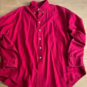 VTG Nortport Red Men's Button DownShirt